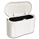 Tischmülleimer mit Deckel,Mini Abfalleimer Tisch Mülleimer, 1.5L Für Flur, Küche, Kosmetikabfälle und Viele M