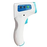 Sanshao Fieberthermometer Kontaktlos stirn für Baby und Erwachsene,Digital Stirnthermometer,Infrarot Thermometer für den Innen und Außenbereich Stirnfieberthermometer mit sofortigen genauen Messw