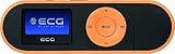 ECG PMP 20 4GB Black&Orange MP3-Player – MP3, WMA, WAV; Interner Speicher 4 GB; Diktiergerät; Kopfhörer-Eingang; USB 2.0; In-Ear-Kopfhörer Orange-schw