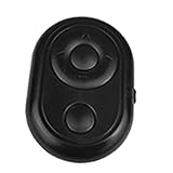 balikha Drahtloser Bluetooth Kamera Remote Shutter, für Smartphones Tablets, Um Erstaunliche Fotos Selfies, 10m Sensingbereich zu Erstellen - Schw