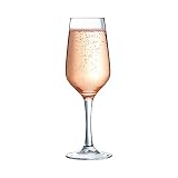 Arcoroc ARC C3569 Linéal Sektglas, Sektkelch, 180ml, Glas, transparent, 6 Stück