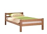 Relita Massivholzbett Helga, 90x200 natur lack