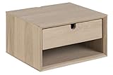 AC Design Furniture Lena Nachttisch, Eiche Furnier, One S