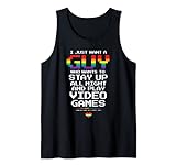 Gay Gamer I Want a Guy to Play Videospiele and Sex Stuff Tank Top