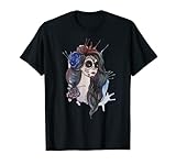 La Catrina Kostüm Santa Muerte Candy Skull Halloween T-S