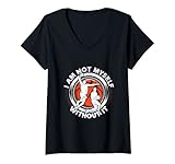Damen Basketballspieler | Lustiges Basketball Trainings T-Shirt mit V