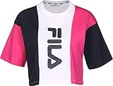 Fila Bai Cropped T-Shirt pink Yarrow/Black iris/briw