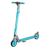 Elektro Scooter 200W, HOVERFLY Vibe Elektro Kinderroller, 6,5 Zoll Faltbarer Kickscooter für 8-15 Jahre Alt, 12 MPH & 7 Meilen(12km) Reichweite E-Scooter für Jugendliche, Jungen und Mädchen, bis 80kg