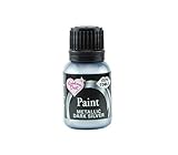 Rainbow Dust Metallic-Lebensmittelfarbe Dark Silver, 1er Pack (1 x25 g)