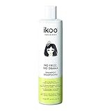 ikoo Conditioner No Frizz, No Drama I Haar-Kur für trockene Haare I Haarspülung ohne Silikon mit Kameliensamen & Avocadoöl I Haarpflege für krauses, geschädigtes Haar I vegane Pflege-Spülung, 250