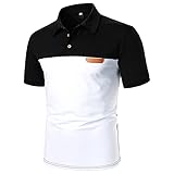CXDS T Shirts 3D Drucken Kurzarm Sommer MäNner Herren T-Shirt Poloshirt W