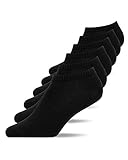 Snocks Sneaker Socken Kinder Schwarz Größe 35-38 6x Paar Sneaker Socken Damen Füßlinge Damen Sneaker Socken Sneakersocken Damen Sneakersocken M