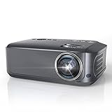 Beamer, 7800 Lumen Native 1080P Full HD Beamer LCD Video Beamer 78.000 Stunden mit max 230' Display, Verbindung mit HDMI VGA USB AV G