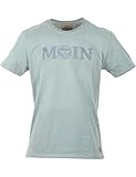 Herren T-Shirt Bulli »Moin« Weiß Navy (L)