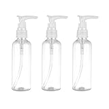 LUOEM 8 Stück Klare Sprühflasche Kunststoff Tragbare Nachfüllbare Kunststoff-Feinnebel-Parfüm-Sprühflasche für Arbeitsplatten (Transparente Presspumpe)