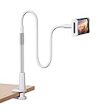 Handy Halter,Handy (Tablet )Halterung mit Schwanenhals 360 Grad Drehbar,ipad Handyhalterung w Flexible Lang Arm,für iphone 11 12 Pro Max Samsung s10 und anderen von 4 bis 11 Zoll Smartphone S