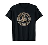 Odin Horn Runen Wikinger Mythologie Thor Loki Asgard Vintage T-S