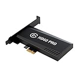 Elgato HD60 Pro Aufnehmen von hochwertigen 1080p und latenzfreies Pass-Through, PCIe-Capture-karte, strea-ming nahezu ohne Latenz, PS5, PS4, Xbox Series X/S, Xbox O