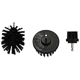 Katigan 3 Stuecke Leistung Waescher Bohrer Befestigungs Set - Reinigungsmittel, Allzweck Bohrer Scrub Buersten Fuer Bad, Boden, Fliesen, Ecken Und Kuechen Ob