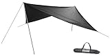 Semptec Urban Survival Technology Tarp: Leichtes und Robustes Outdoor-Sonnensegel, 3 x 3 m, mit Zubehör (Sonnenschutz Strand)