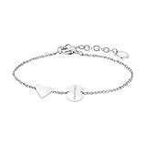 Liebeskind Berlin Armkettchen mit Anhängern Edelstahl 20cm, LJ-0521-B-20, Silber, One S