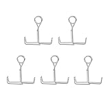 sourcing map 5Stk. Labor flexibler Schlauch Flusskontrolle Schlauchklemme flache Backe Federk