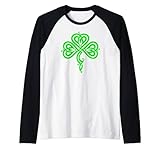 Pretty Celtic Knot Style Shamrock Irish Pride Rag