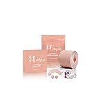SandySkin® | 3in1 Busen-Tape + Gratis Nippel-Pads + Gratis Doppelseitiges Klebeband | Boob Tape, Body Tape, Push-Up, Lifting | Push-UP | Rückenfreies Kleid Abendkleider, Ballk