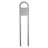 BURG-WÄCHTER Rohrbogen Briefkasten-Ständer, Aluminium, Rondo 145 W, Weiß