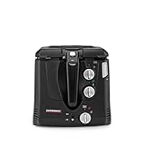 Gastroback 42580 Vita Spin Fritteuse, mit rotierendem Frittierkorb, für bis 60% weniger Fett, 2.000 Watt, 2,5 L Fassungsvermögen, Kunststoff, Schw