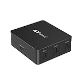 Portta Audio Splitter Verteiler 3 port 1x3 1 Eingang 3 Ausgang SPDIF oder Toslink Digital Optical Audio-Verteiler Unterstützung 5.1CH LPCM 2.0 DTS Dolby-AC3 Kunststoffgehäuse für PS3 DVD player Verstärker …