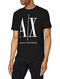 Armani Exchange Herren ICON T T-Shirt, Schwarz (Black 1200), XL