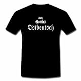 T-Shirt Ostdeutsch (L, schwarz)