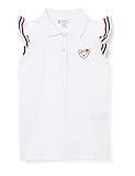 Steiff Mädchen Poloshirt Polohemd, Bright White, 110