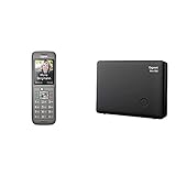 Gigaset CL660HX - DECT-Telefon schnurlos für Router - Fritzbox, Anthrazit-metallic & DECT Basisstation Box 100 für Ihr eigenes Kommunikationssystem mit Gigaset Mobilteilen, in schw