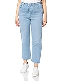 Levi's Womens Ribcage Straight Ankle Jeans, Tango Gossip, 31W / 27L