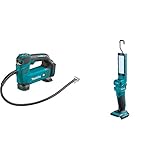 Makita DMP180Z Kompressor 8,3 bar 18 V (ohne Akku, ohne Ladegerät) & Akku-Lampe DEADML801