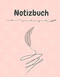 Notizbuch: Gefüttertes Notizbuch - Alabaster Rose Farbe - 120 Seiten - DIN A4 (21x29,7 cm)
