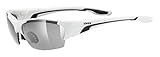Uvex Unisex Blaze III Sportbrille, One Size, white black