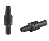 Amy Aluminium Schlauchadapter - matt schw
