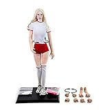 ITop Weibliches Figur Modell, 1/6 Schöne Mädchen Figur Modell Spielzeug, Japanischer Schulmädchen Sportanzuganzug mit beweglichen Gelenk