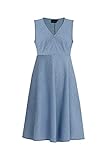 FINN-FLARE Damen Sommerkleid mit V-Ausschnitt Dark Blue, XL (44)
