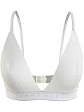 Tommy Hilfiger Damen Unterwäsche BH Triangle Bralette M Elfenbein UW0UW03156