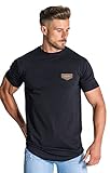 Gianni Kavanagh Herren Black GK Core Western Tee T-Shirt, Schwarz, XS