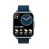 ST10D Wireless Smart Horloge Full Touch 1.7in Muziekspeler Hartslag Fitness Tracker Armband Sport wasserdichte Smartwatch - B