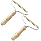 Fusselrasierer Fusselentferner,2pcs Wollkamm Fusselkamm Holz,Portable Lint Remover Fuzz Shaver Kaschmirkamm für Wolle Kaschmir und Weitere S