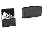 Premium Handytasche Quertasche Gürteltasche passend für Mobistel Cynus F10 - Handy Schutz Hülle Outdoor Case Cover Etui schw