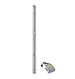 CHM GmbH® Tiefbrunnenpumpe 2,5 Zoll 550 Watt 2700 L/h 8,2 Bar mit Schaltbox Tauchpumpe 5 % sandverträg