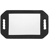 FOMIYES Foams Spiegel Handspiegel mit Doppelgriff, unzerbrechlich, groß, Handspiegel, Frisierspiegel, Haarschnittspiegel, Salonspiegel für Haare und Schw