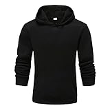 Sweatshirt Herren Herbst Winter Klassisch Casual All-Match Einfarbig Herren Jacke Urban Einfachheit Regular Fit Mit Kapuze Männer Langarm Unisex Mehrfarbig Jug